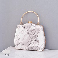 Vismiintrend Womens Stylish Acrylic Marble Clutch Sling Hobo Handbags For Women & Girls| Side Shoulder Purse For Birthday, Cocktail Party, Anniversary Gift For Wife, Rakhi Gifts For Sister/Bhabhi