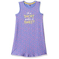 Amazon Brand Jam Honey Girls 100 Cotton Printed Knee Length Sleeveless Dress Age 212 Years