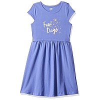 Amazon Brand Jam Honey Girls Cotton Kneelength Casual Dress Jhkss22Dre119Multi 2434 Years