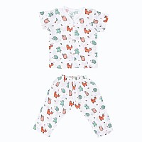 A Toddler Thing 100 Organic Muslin Sleepsuit Top Pants Night Suit For Boys Girls Sleepwear Baby Products Night Wear