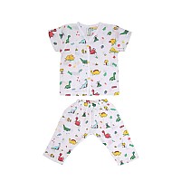 A Toddler Thing 100 Organic Muslin Sleepsuit Top Pants Night Suit For Boys Girls Sleepwear Baby Products Night Wear