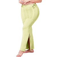 dermawear Women Blended Fabric Saree Shapewear Petticoat (Lemon, Medium)