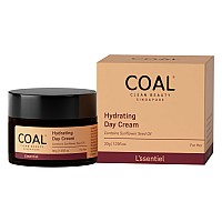 COAL Clean Beauty Hydrating Day Cream with Hyaluronic Acid & Cocoa-Shea Butter | Moisturizes & Hydrates Skin | Women | All Skin Types | 30g