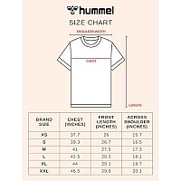 Hummel Budoc Round Neck Half Sleeve Solid Regular Fit Polyester Tshirt For Men Comfortable Breathable Fabric Stretchable For Ev