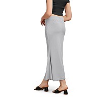 Mogsa Lycra Fishcut Saree Shapewear Petticoat for Women Shapers for Womens Sarees S Light Grey