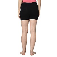 Espresso Womens Rayon Blend Shorts Pack Of 2 Esp4009Bhw6Xlblack Half White6Xl