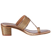 Inc.5 Block Heel Thong Sandal For Women_990144_ROSE GOLD_4_UK