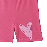 Yougotplanb Girls Big Heart Cycling Shorts Cs Bigheartpink23 Years Set Of 1