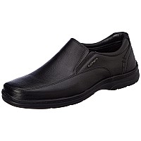 Hus Puppies Mens Taylor Slip ON E Slipon Formal Shoes(8556546_Black_8 UK)