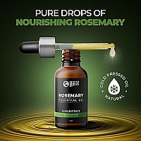 Beardo Rosemary Essential Oil, 15 ml | Rosemary Oil for Hair Growth, Hair fall and Regrowth | Vitamin E for Hair & Skin Nourishment | 100% Natural | Aroma Oil