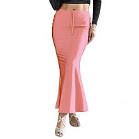 BUYONN Saree Shapewear for Women Saree Petticoat Shapewear for Saree (Peach, Large)