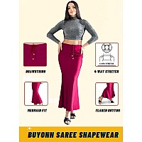 BUYONN Saree Shapewear for Women Saree Petticoat Shapewear for Saree inskirt for Saree Shapewear Peticote innerwear for Women