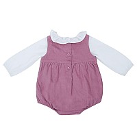 Haus Kinder Baby Girl Frocks And Dresses With Tshirt Premium 100 Cotton For 1824 Months Blush