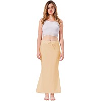 XOYA Lycra Blended Saree Shapewear for WomenFishcut Fit Shapewear Petticoat for Women Saree - Skin M