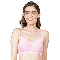 Jockey Womens Wirefree Non Padded Super Combed Cotton Elastane Stretch Full Coverage Nursing Bra With Front Opening And Adjustab