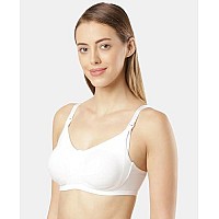 Jockey Womens Wirefree Non Padded Super Combed Cotton Elastane Stretch Full Coverage Nursing Bra With Front Opening And Adjustab