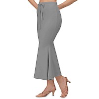 XOYA Lycra Blended Saree Shapewear for WomenFishcut Fit Shapewear Petticoat for Women Saree - Grey 3XL