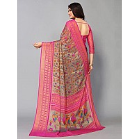 Satrani Womens Woven Brasso Saree (2722S871N_Multicolour)