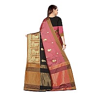 DHRUVI TRENDZ Cotton Silk Women Saree DTS21251Pink