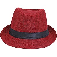 Rr Design Western Style Hat Summer Fedora Hatfashion Straw Fedoragolfbucketsummer Hat And Caps For Menpack Of 1Free Sizef