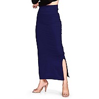 ALYNE Lycra Saree Shapewear Petticoat for Women Womens Blended FullElastic Saree Shapewear 2XL NAVY