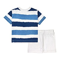 Ariel Baby Boys Baby Girls Cotton Printed Round Neck Half Sleeve Tshirt Short Trendy Summer Clothing Sets Arbhalfss03Pt