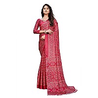 Lymio Amazon Brand - Myx Saree For Women (Wow-Red)