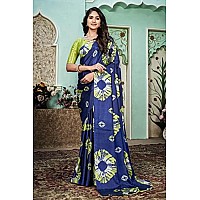 Lymio Amazon Brand - Myx Saree For Women (Sibori-Blue)