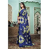 Lymio Amazon Brand - Myx Saree For Women (Sibori-Blue)