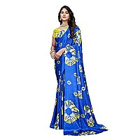 Lymio Amazon Brand - Myx Saree For Women (Sibori-Royal Blue)