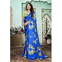 Lymio Amazon Brand - Myx Saree For Women (Sibori-Royal Blue)