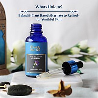 Blue Nectar Bakuchi Anti Aging Serum For Fine Lines,Wrinkles&Dark Circles|Plant Based Alternate To Retinol Serum For Face For Youthful Skin|Oil Free Moisturizer Face Serum For Women&Men(30 Ml)