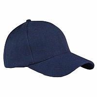 Rr Design Baseball Cap Cotton Plain Adjustable Cap For Men Womennavy Blue