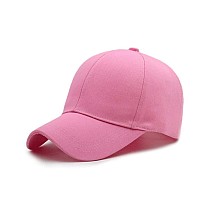 Rr Design Baseball Cap Cotton Plain Adjustable Cap For Men Womenpink