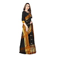 DHRUVI TRENDZ Cotton Silk Saree for Women DTS2155Mustard