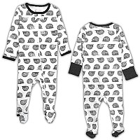 Tuddybuddy 100 Organic Cotton Multi Color Sleepsuitonesieromper For Baby Boy Baby Girl Preemiepremature Baby Pack Of 3 Pl