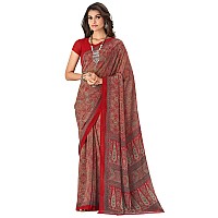 Jaanvi fashion Womens Traditional Printed Georgette Saree With Blouse Piece ragageorgette16502a