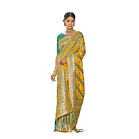 MANOHARI Most Trendy Banarasi Silk Woven Pattern Jacquard Work Saree for WomenMN1727