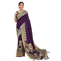 MANOHARI adorable woven pattern Banarasi Silk saree for women with Blouse Piece_MN1745