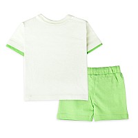 Ariel Baby Boys Baby Girls Cotton Printed Round Neck Half Sleeve Tshirt Short Trendy Summer Clothing Setsarbhalfssnbcro