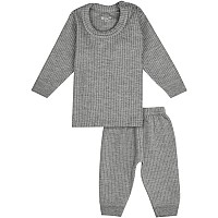 Bodycare Insider Kids Thermal Top Bottom Set Gray Melange