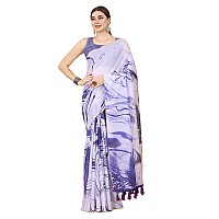 Enthone Womens Chanderi Tie And Dye Digital Printed Saree (Sz-Sia-Pp-1399, Purple)