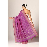 DHRUVI TRENDZ Womens Cotton Silk Dt-S2229 Saree (Dt-S2229_Pink1)