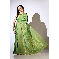 DHRUVI TRENDZ Womens Cotton Silk Saree DT-S2229 (DT-S2229_Green)