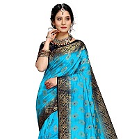 iZibra Kanjivaram Silk Saree Wedding Collection Cotton Soft Sarees for Women Banarasi Sadi Original Kanchipuram Pure Pattu Sari