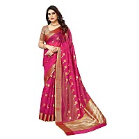 Sidhidata Womens Kota Doria Cotton Manipuri Jacquard Boarder Saree With Unstitched Blouse Piece Box Butta RaniRaniFree Size