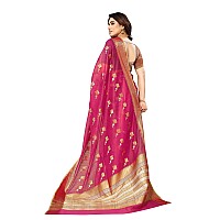 Sidhidata Womens Kota Doria Cotton Manipuri Jacquard Boarder Saree With Unstitched Blouse Piece Box Butta RaniRaniFree Size