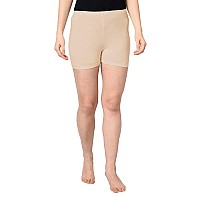 Espresso Womens Viscose Lycra Shorts For Under Dresses Skin Regular L