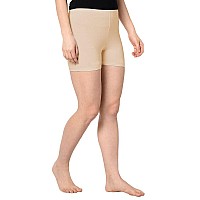 Espresso Womens Viscose Lycra Shorts For Under Dresses Skin Regular L