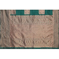 SHIVANAA Womens TRINITI FAB Woven Kanjivaram Jacquard Green Saree With BlouseSaree Women Women